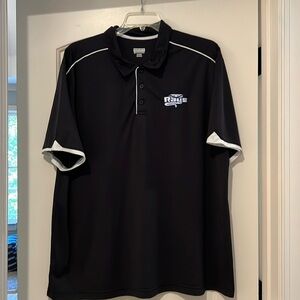 Tampa Bay Rays Polo Golf Black White Augusta Sportswear Size 2XL XXL